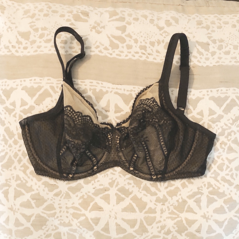 Black Lace Wacoal Bra 32DDD